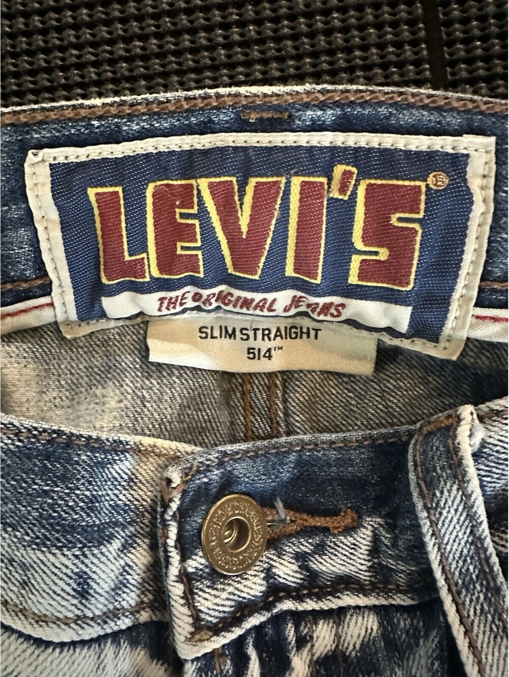 Levi’s 514 Slim Straight Jeans Mens 32x32 Light Wash Denim